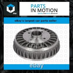 2x Brake Drums (Pair) fits RENAULT CLIO Mk4 Rear 9 1.2 1.5D 2012 on 228.6mm Set