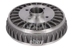 2x Brake Drums (Pair) fits RENAULT CLIO Mk4 Rear 9 1.2 1.5D 2012 on 228.6mm Set