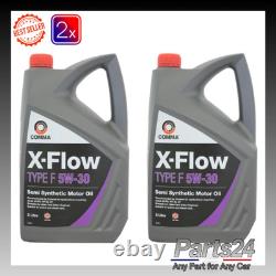 2x Comma X-Flow Type F 5w-30 5w30 Semi Synthetic Car Engine Oil 5 Litres 5L New