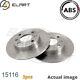 2x New Brake Disc For Renault Clio I B C57 5 357 C1e 700 Super 5 B C40 A. B. S