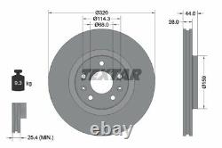 2x New Brake Disc For Renault Megane III Grandtour Kz0 1 F4r 874 R9m 409 Textar