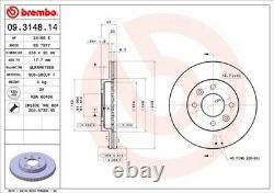 2x New Brake Disc For Renault Nissan Thalia I Lb F8q 630 K9k 706 K7m 746 Brembo