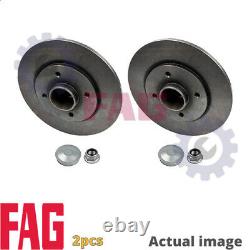 2x New Brake Disc For Renault Thalia I Lb K7m 746 K4m 740 K9k 700 F8q 630 Fag