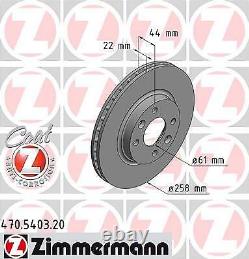 2x New Brake Disc For Smart Dacia Renault Fortwo Convertible 453 H4da401