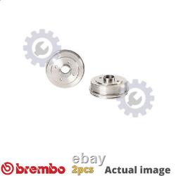 2x New Brake Drum For Renault Clio I B C57 5 357 F8q 632 F8q 696 F8q 676 Brembo