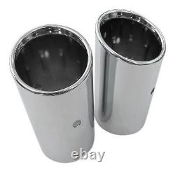 2x Premium Stainless Tail Pipes Exhaust Original Quality 2 13/16-3 1/32in Many