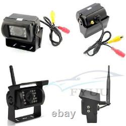 4 Backup Cameras IR Night Vision 7 Rear View Monitor Parking Assistance System