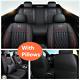 4-Season Universal PU Seat Cushion Car Seat Covers Full Set Interior Accessories