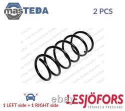 4072931 Coil Spring Pair Set Front Lesjöfors 2pcs For Renault Clio Ii, Thalia I