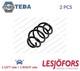 4272927 Coil Spring Pair Set Rear Lesjöfors 2pcs New Oe Replacement