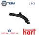 431 010 Lh Rh Track Control Arm Pair Front Hart 2pcs New Oe Replacement
