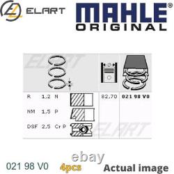 4x Piston Ring Kit For Renault Sport Spider Ef0 F7r 710 F7r 700 Mahle Original
