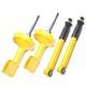 4x Sport Shock Absorbers Gas Pressure Front Rear for Renault Clio 2 -58mm