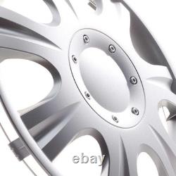 4x Wheel Trims 16 Inch Hub Caps Covers Ibiza silber for Citroen Ford Lancia MI 4x Wheel Trims 16 Inch Hub Caps Covers Ibiza silber for Citroen Ford Lancia MI
