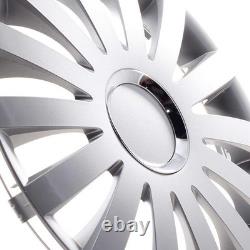 4x Wheel Trims 16 Inch Hub Caps Covers Sail Plus silber for Citroen Ford Lanci