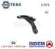 5972 Lh Rh Track Control Arm Pair Front Lower Sidem 2pcs For Renault Clio Iv, Zoe