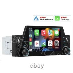 5in Single 1Din Touch Screen Car Stereo Radio For Apple Carplay Android Auto