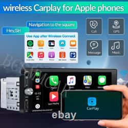 6.9in Single 1 Din Car Radio Stereo For Apple Carplay Android Auto BT FM 2+32G
