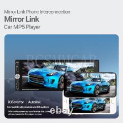 6.9in Single 1 Din Car Radio Stereo For Apple Carplay Android Auto BT FM 2+32G