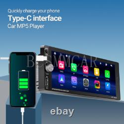 6.9in Single 1 Din Car Radio Stereo For Apple Carplay Android Auto BT FM 2+32G