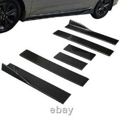 78.7 Universal Car Side Skirt Extension Rocker Panel Splitter Protector Lip UK