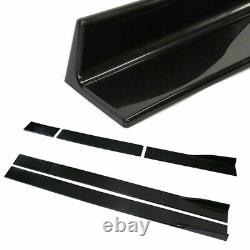 78.7 Universal Car Side Skirt Extension Rocker Panel Splitter Protector Lip UK