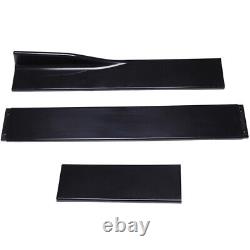 78.7 Universal Car Side Skirt Extension Rocker Panel Splitter Protector Lip UK