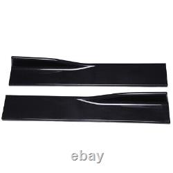 78.7 Universal Car Side Skirt Extension Rocker Panel Splitter Protector Lip UK