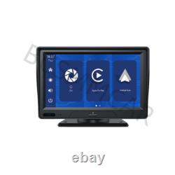 7IN Touch Screen Dash Cam GPS Car DVR Video Recorder For CarPlay Android Auto