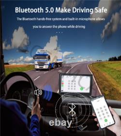 7IN Touch Screen Dash Cam GPS Car DVR Video Recorder For CarPlay Android Auto