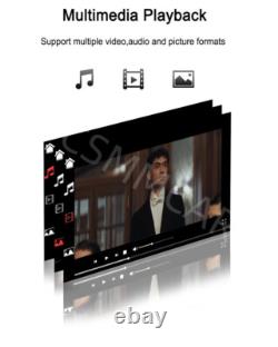 7IN Touch Screen Dash Cam GPS Car DVR Video Recorder For CarPlay Android Auto