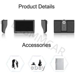 7IN Touch Screen Dash Cam GPS Car DVR Video Recorder For CarPlay Android Auto
