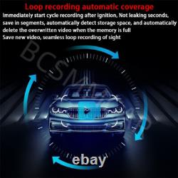 7IN Touch Screen Dash Cam GPS Car DVR Video Recorder For CarPlay Android Auto