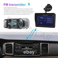 7IN Touch Screen Dash Cam GPS Car DVR Video Recorder For CarPlay Android Auto
