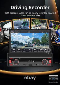 7in Car MP5 Player Stereo Radio Bluetooth Retractable Screen For Apple Carplay