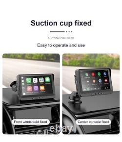 7in Car Truck Radio Player Bluetooth Touch Screen For Wireless CarPlay Android