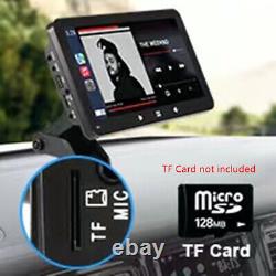 7in Portable Monitor Car Stereo Radio Video Player FM BT WIFI CarPlay withCamera