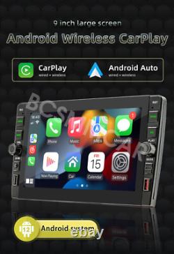 8in Double 2Din Stereo Radio 2+32G WithCamera For Apple Carplay Android Auto