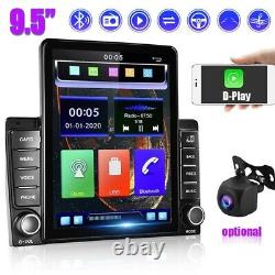 9.5 2 Din Android Auto/Apple Carplay Car Radio BT Vertical Touch Screen +Camera