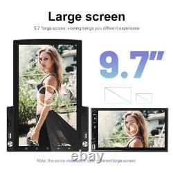 9.7in 2DIN Car Stereo Radio Android10 GPS NAV WiFi Vertical Screen MP5 Player