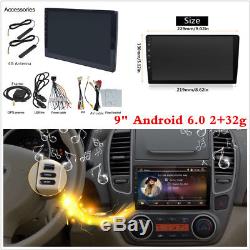 9 Android 6.0 Double 2Din Car Stereo Radio MP5 Player GPS Wifi 4G No DVD 2+32G