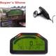 9000rpm Tacho Car Dash Race Display Sensor Kit Bluetooth LCD Screen Rally Gauge