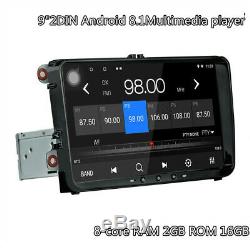 92DIN Android 8.1Multimedia player 8-core RAM 2GB ROM 16GB Car Stereo Radio RDS
