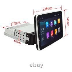 9in 1Din Android 10.1 Quad-Core Car Stereo Radio Sat Nav GPS Bluetooth FM WIFI