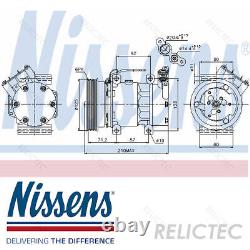 A/C compressor Air Conditioning for Renault Dacia Nissan Lada Mitsubishi