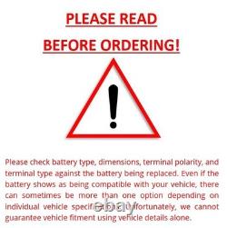 AGM Car Battery fits RENAULT CAPTUR CLIO SCENIC TWINGO Stop Start Varta