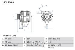 ALTERNATOR 0 986 046 511 FOR RENAULT CLIO/MIO/II/Mk LAGUNA/Grandtour/Sport 2.9L