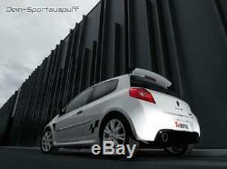 Akrapovic Edelstahl Duplex Sportauspuff Renault Clio 3 RS je 1x rund aus Carbon