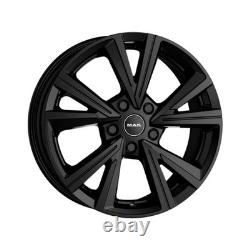 Alloy Wheel Mak Qvarz For Renault Clio Sport Rs 7x17 5x108 Gloss Black Jp8