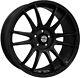Alloy Wheels 18 Calibre Suzuka Black Gloss For Renault Clio Sport RS Mk4 13-19